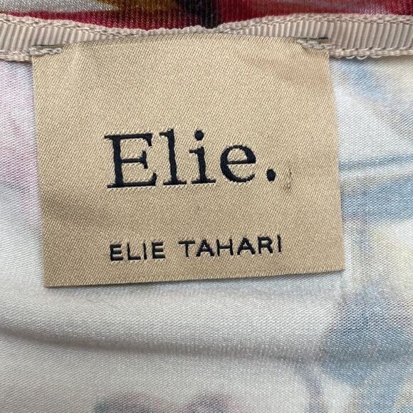 NWT Elie Tarhari Floral Tee - Picture 5 of 11